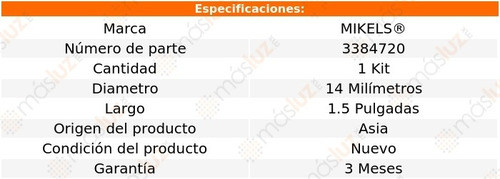 Seguros Rin Cromados Mikel's Birlo 14 Mm X 1.5