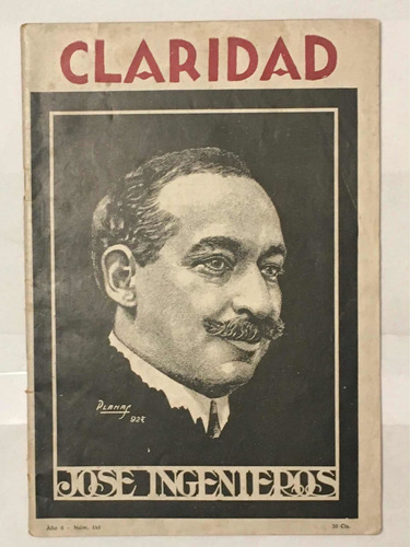 Claridad N°145 1927 Homenaje A Jose Ingenieros