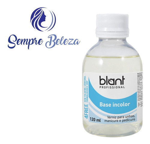 Base Incolor Profissional 4free 120ml Blant Rende Muito