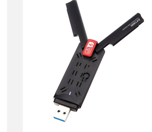 Adaptador Wifi 6 Usb 3.0 Dual Band 2.4 Ghz - 5 Ghz  Wpa3