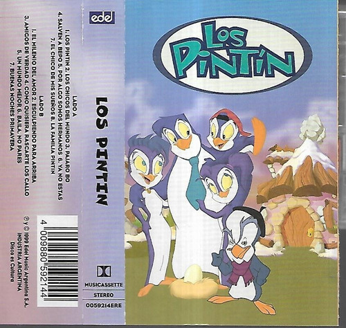 Los Pintin Album Original Soundtrack Sello Edel Cassette