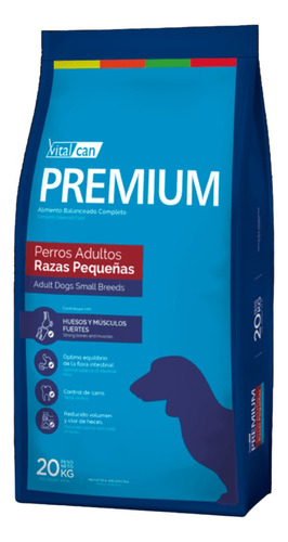 Vital Can Premium Razas Pequeñas X 20 Kg - Happy Tails