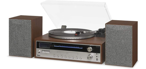 Vitrola Orpheus Toca Discos Cd Bluetooth Gravação Fm Raveo