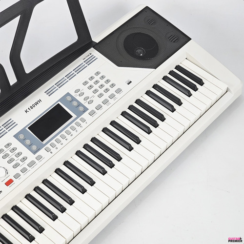 Organo Teclado Sensitivo Usb 5/8 Piano Funda Pie Banco Fuent