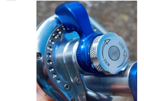 Imagem 4 de 4 de Carretilha De Pesca Micro Jigging 1000h Azul Karasu
