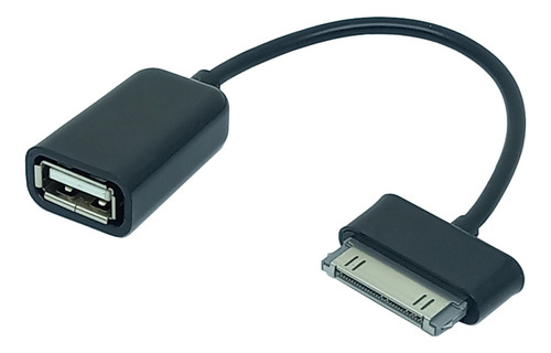 Cabo Para Tablete Otg Usb Fêmea X Doc 30 Pinos Preto