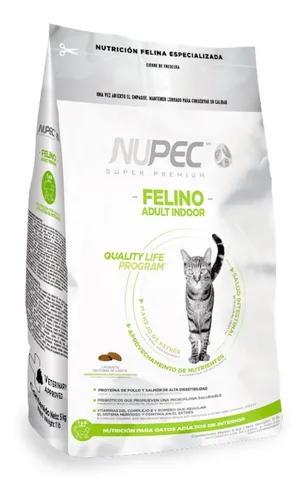 comprar Alimento Nupec Indoor Croquetas Para Gato Adulto 3kg