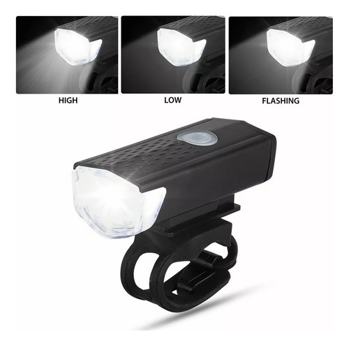 Luces Led Lampara Bicicleta Recargable Led Delantera Trasera