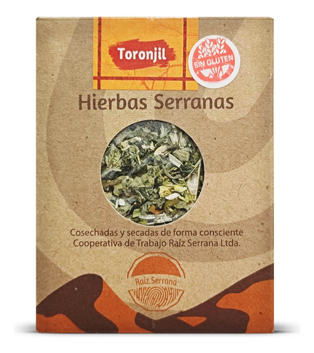 Hierbas Serranas Toronjil Sin Tacc Para Mate Te Caja X 25g 