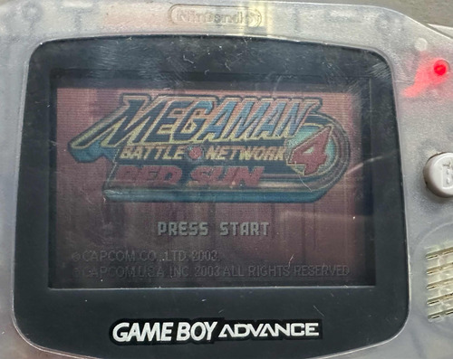 Megaman Battle Network 4 Red Sun | Game Boy Advance Original (Reacondicionado)