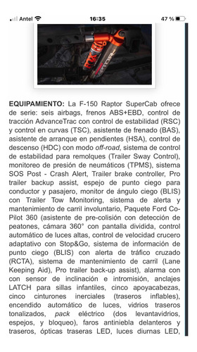 Imagen 3 de 18 de Ford F-150 Raptor Súper Cab