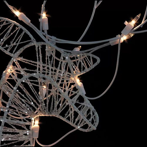 Kit De Renos Con Forma De Adorno Navideño Led, 3 Piezas