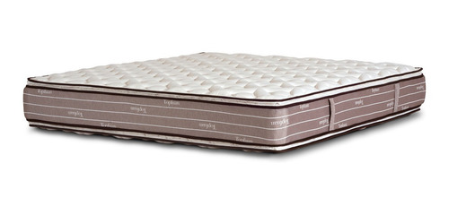 Imagen 1 de 3 de Colchón Queen de resortes La Cardeuse Topfuan - 150cm x 190cm x 33cm con doble pillow top