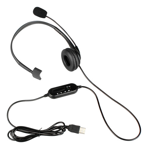 Auricular Usb De Computadora Auricular De Centro De Llamadas