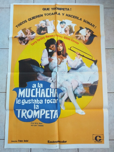 Afiche Cine - A La Muchacha Le Gustaba Tocar ... *