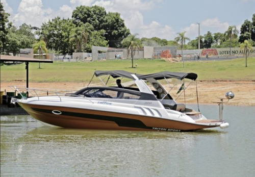 Lancha Triton 300 Volvo 80 Hrs Gerador Poddium Nautica