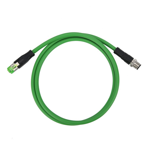 Cable De Red M12 A Rj45 De 4 Pines Para Industrial