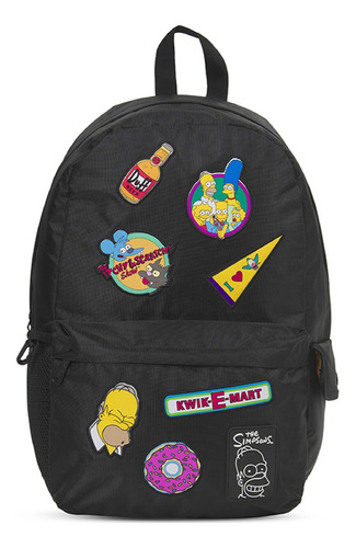 Mochila Espalda Laptop Escolar Urbana  Mooving  Simpsons 