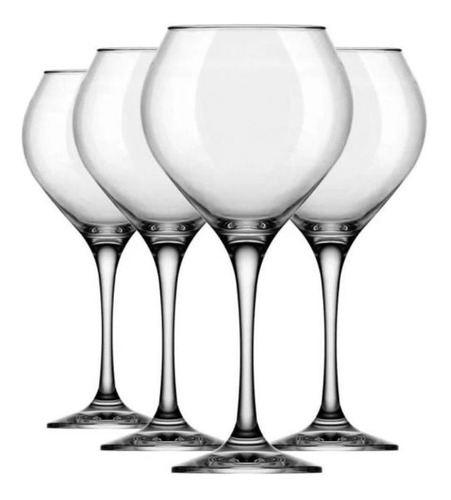 Jogo De Taças Nadir Prestige 600ml Com 4 Peças