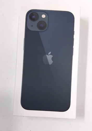 Caja Iphone 13 128gb Midnight Con Sticker Original Usada (Usado)
