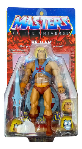 He Man Y Skeletor Ultimate Super 7 Con Sus Cajas Cafes