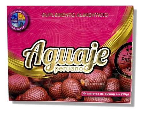 Aguaje Peruano 30 Tabletas Fer Y Greco