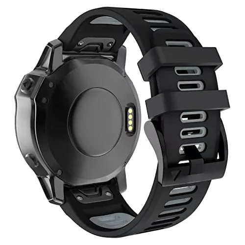 Para Garmin Fenix 6 Pro correas de reloj, Forerunner 945, correas de  repuesto de silicona de 0.866 in de fácil ajuste pulsera para Garmin Fenix  5