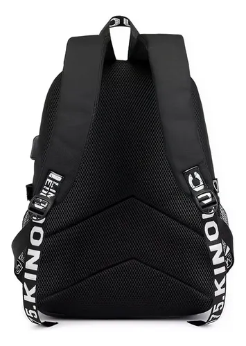 Mochilas Escolar Super Mario Adolescentes Moda Mochila Negro