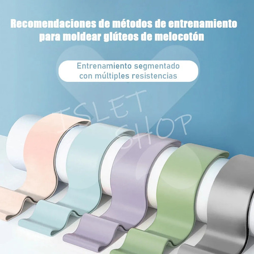 Mox !. Kit De 5 Ligas De Resistencia Elásticas For Yoga Y