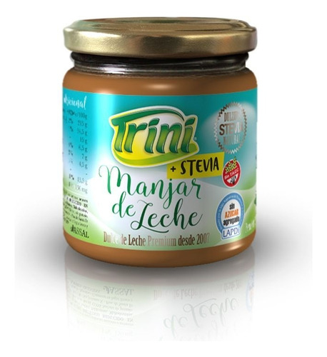 Dulce De Leche Sin Azúcar C/stevia  Trini X200g 