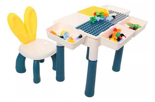 Mesa Didáctica Actividad Bloques Montessori Juguete Lego
