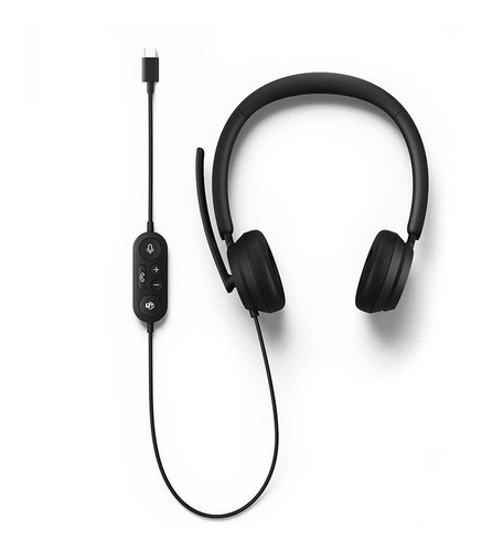 Auriculares Headset Usb-c Microsoft Microfono Black Modern 