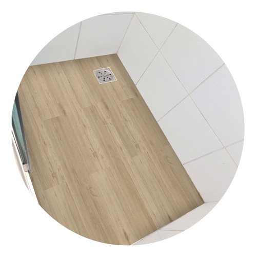 Piso Vinil Para Box Antiderrapante Madeira Castanheira