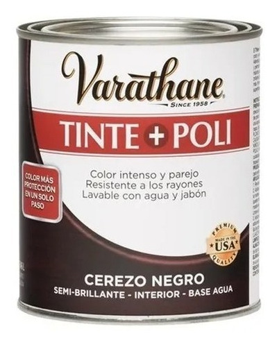 Tinte + Poli Varathane X 0.946 Rust Oleum Pintu Don Luis Mdp