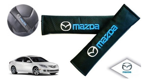 Par Almohadillas Cubre Cinturon Mazda 6 2013