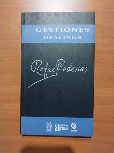 Poemario Gestiones. Rafael Cadenas. Edición Bilingüe 