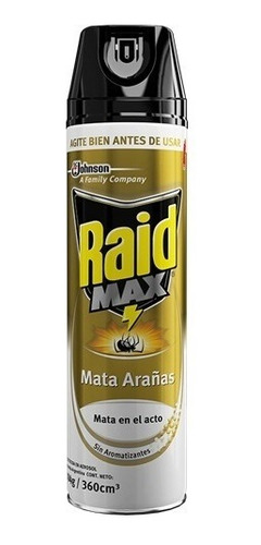 1x Raid Max Mata Arañas Sin Olor 360cc Envios A Todo Chile