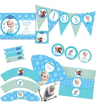Comprar Kit Imprimible Frozen Con Texto Editable