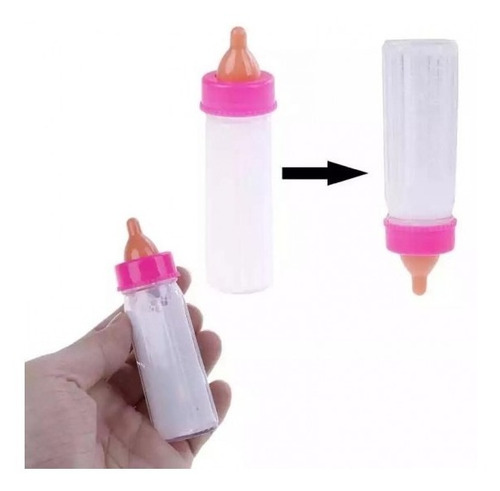 Imagen 4 de 6 de Mamadera Magica Se Vacia Para Muñecas Juguete Leche