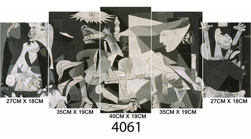 Cuadro Escalonado  Guernica Picasso 4061