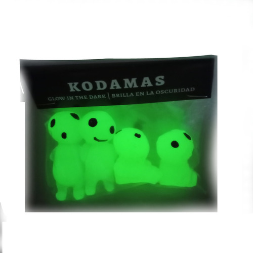 Pack X3 Paq De Kodamas Brilla En La Oscuridad Para Maceta 