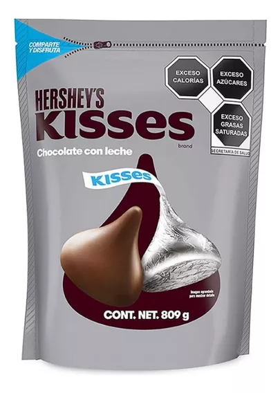 Chocolate Con Leche Hershey's Kisses 809 G