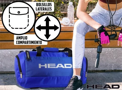 Imagen 8 de 8 de Bolso Head Deportivo Gym Urbano Llavero Monedero Y Botinero