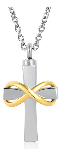 Collar Urna Infinita Dwjsu Para Cenizas - Recuerdo Religioso