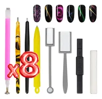 Comprar Kit 8 Imanes Efecto Ojo De Gato Uñas Decoración Manicura