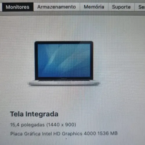 Apple Macbook Pro 2012 15 256gb Ssd 16gb Ram I7 Leia Anúncio