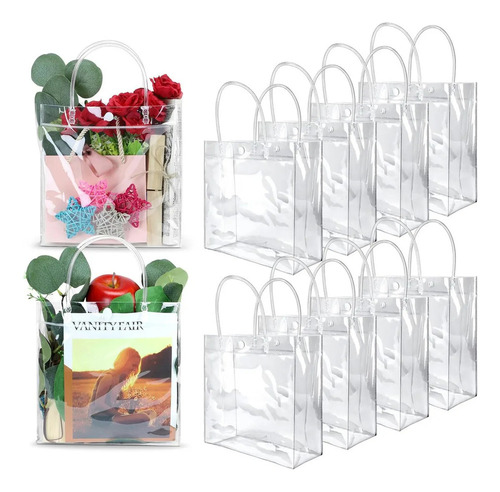 Dt 35pcs Bolsas De Regalo De Pvc Transparente, Bolsas De