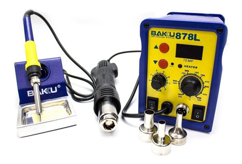 Imagen 2 de 3 de Estacion De Calor Y Soldadura Modelo Baku 878l