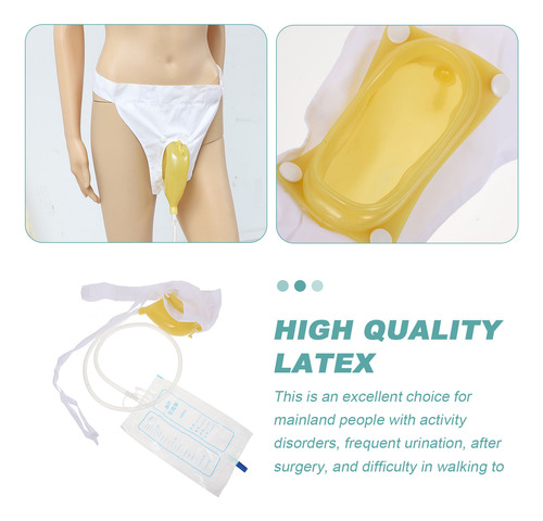 Práctico Orinal Para Pacientes, 1 Unidad, Orinal Duradero, D