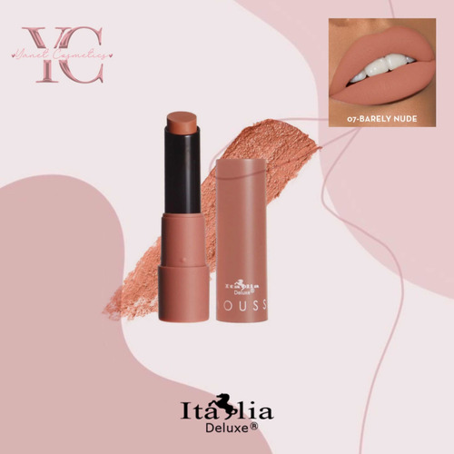 Labial Mousse Italia Deluxe 07 Barely Nude